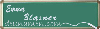 Emma Blasner Visitenkarte